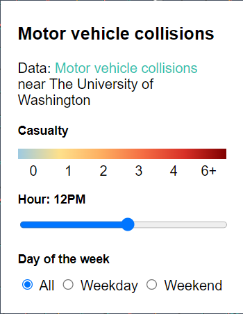 Time and day filters in use