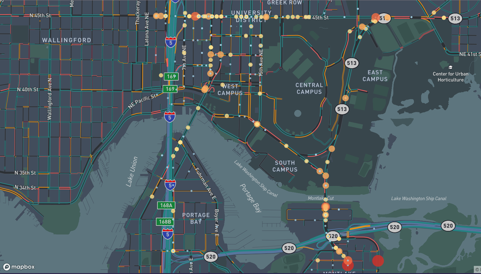 Main collision map interface